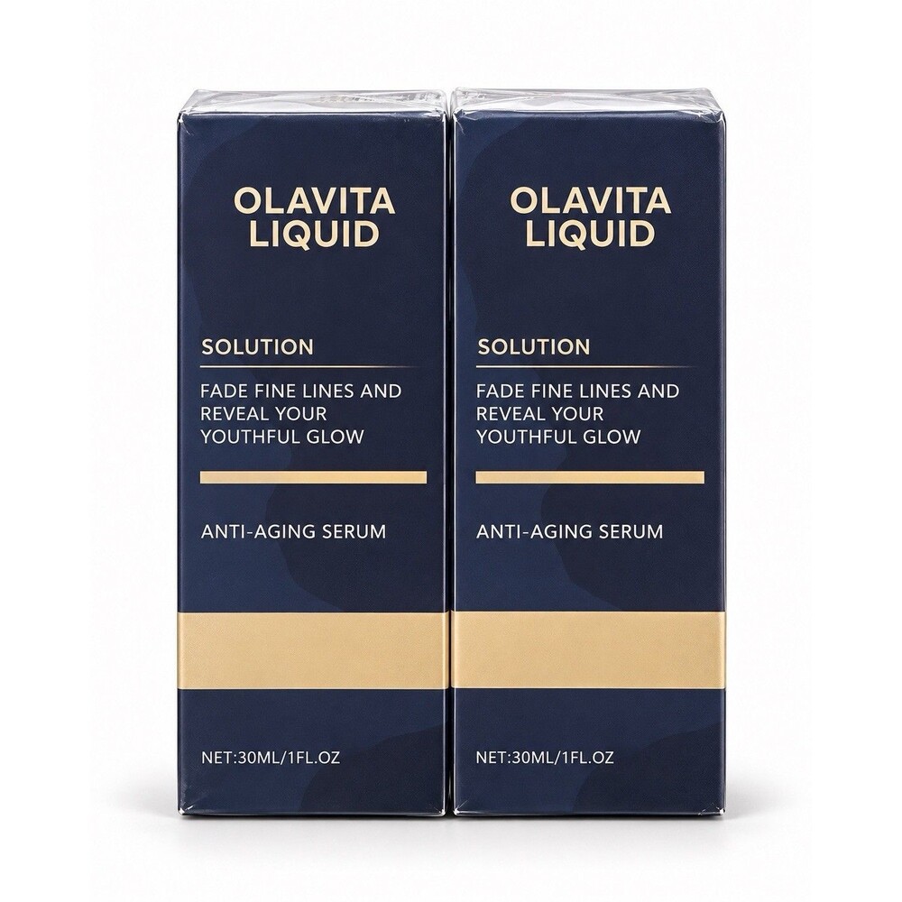 2 X OLAVITA Liquid Solution Anti Aging Serum 30 ml  EXP 2/29 Free shipping!